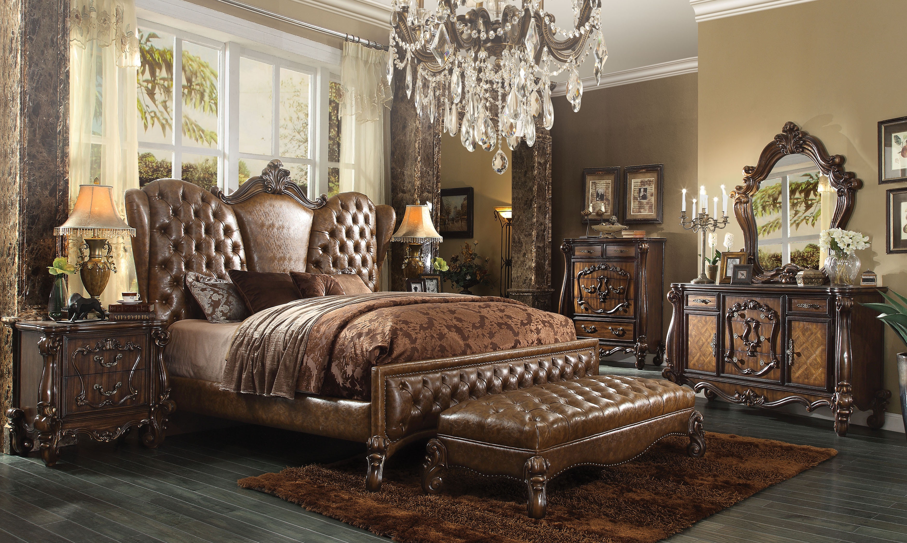 Acme Furniture Bedroom Versailles Nightstand 21103 - The
